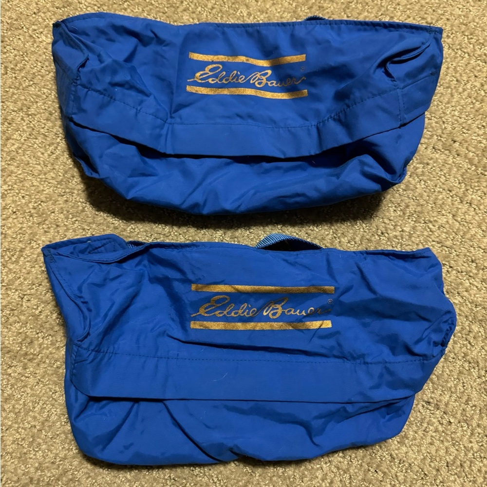 Two Vintage Eddie Bauer Matching Fanny Packs